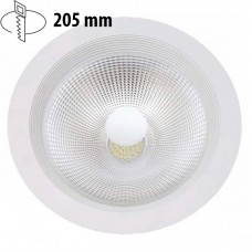 Φωτιστικό LED Στρογγυλό Χωνευτό 30W 230V 3900lm 110° 3000K Θερμό Φως 5835